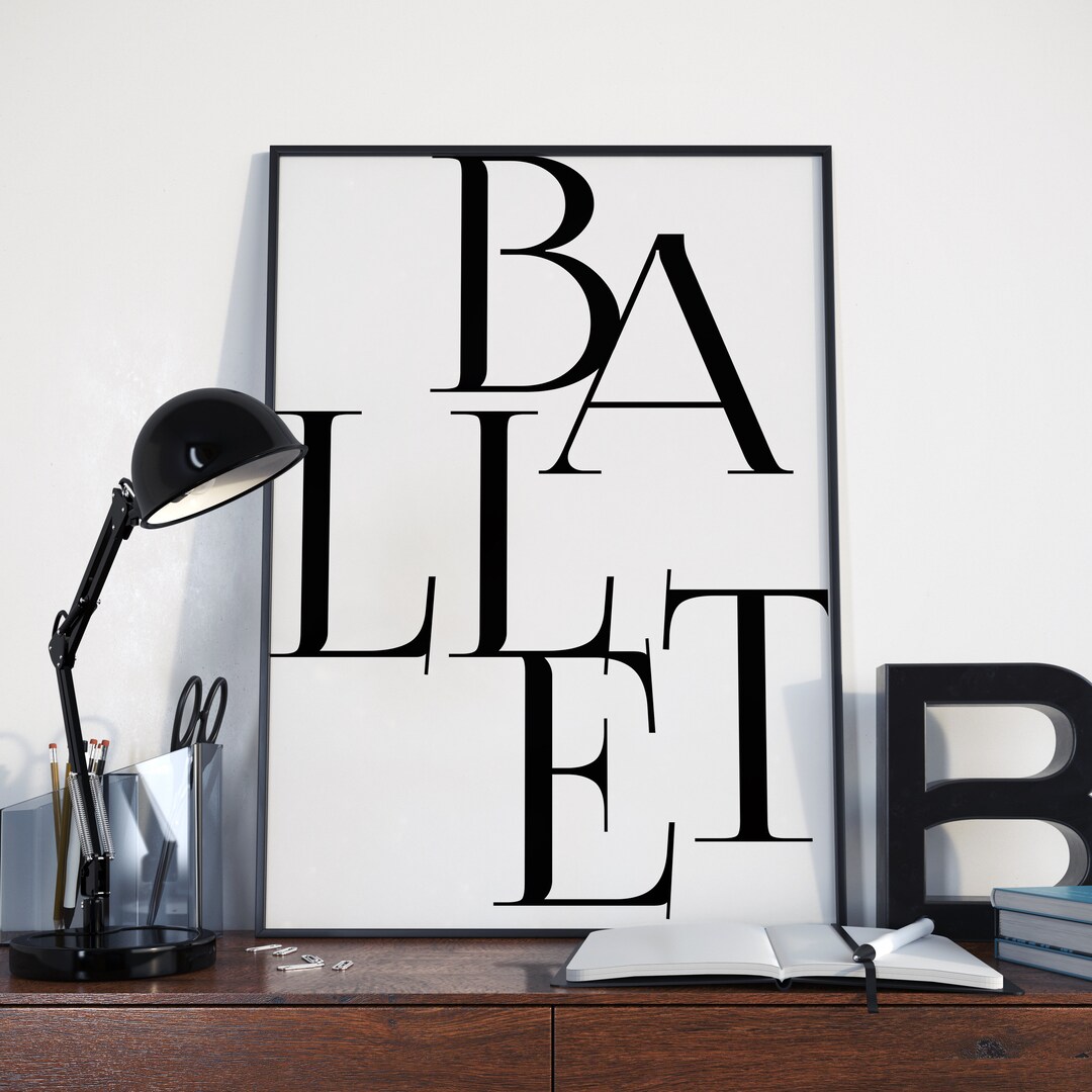 Ballet Quote Poster Ballet Poster Printable Ballet Print - Etsy