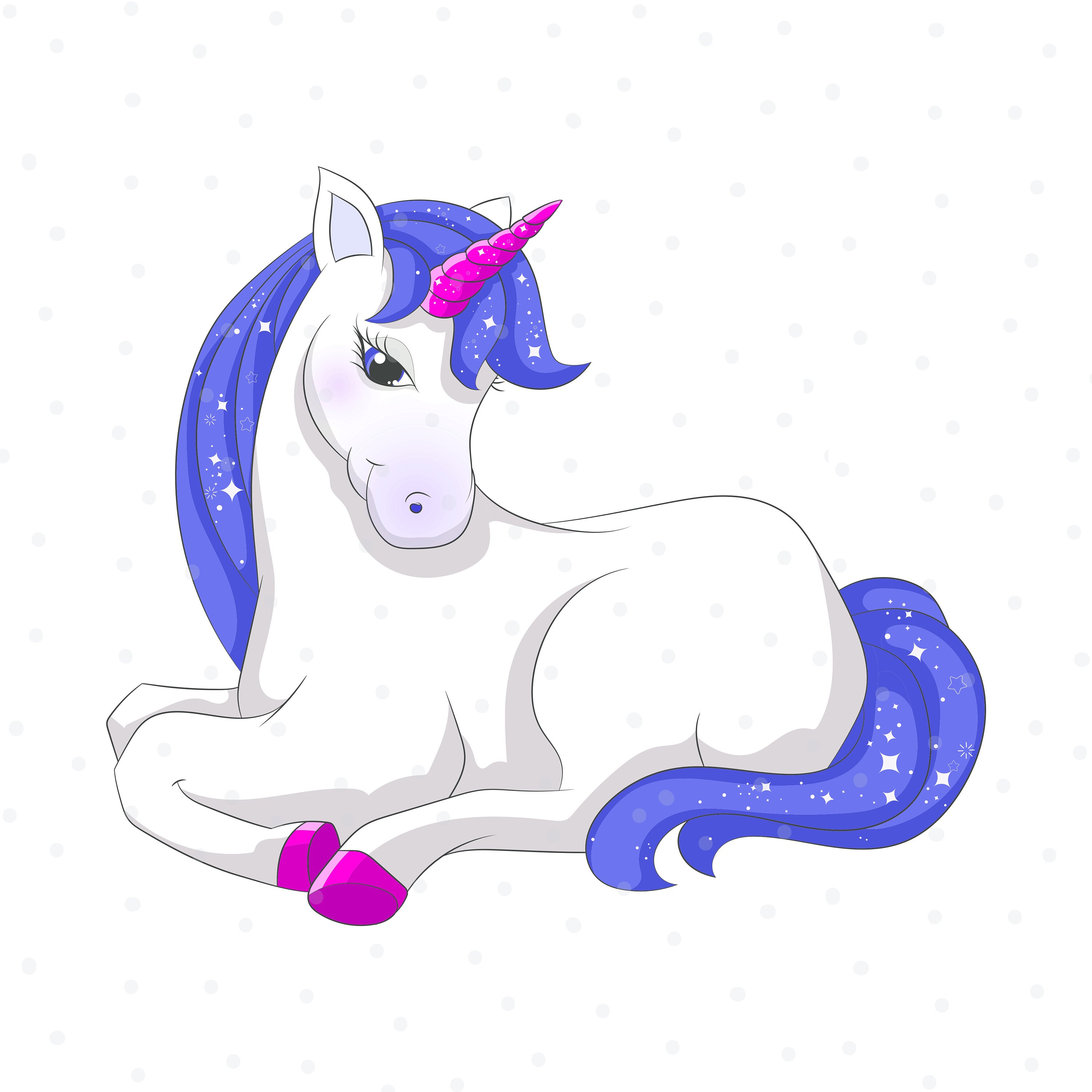Unicorn Svg File Instant Download Svg Unicorn Face Svg Etsy