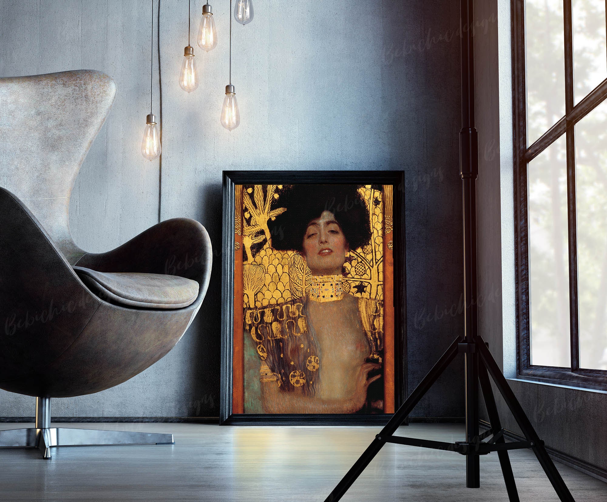 Judith I by Gustav Klimt Art Nouveau Symbolism Famous Etsy