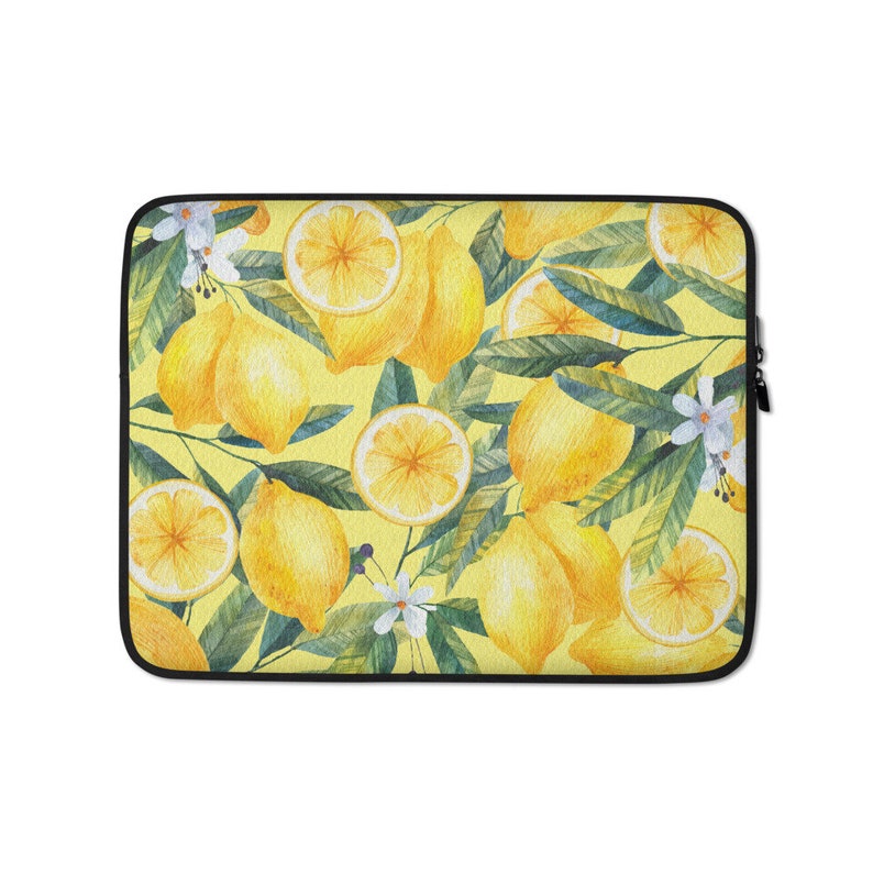 Laptop bag Laptop Cover Lemon Fruit Pattern Macbook Compatible Laptop case Laptop Sleeve for 13 15 or 16 Protective Pouch MacBook