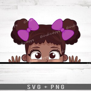 Bebe Afro Fille Svg Illustration Afro Coupe Afro Coupe Etsy