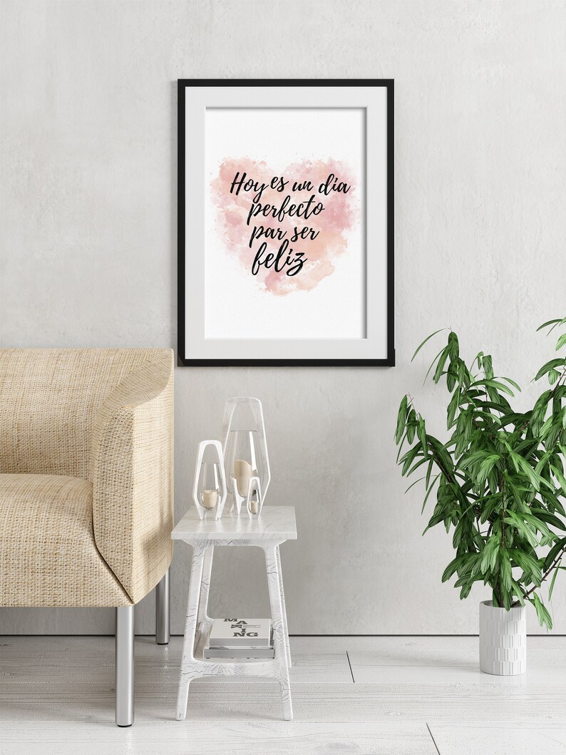 Spanish Quote Wall Art Mexican Quote Hispanic Poster Quote Etsy