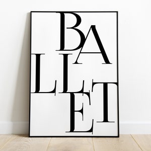 Ballet Quote Poster Ballet Poster Printable Ballet Print - Etsy