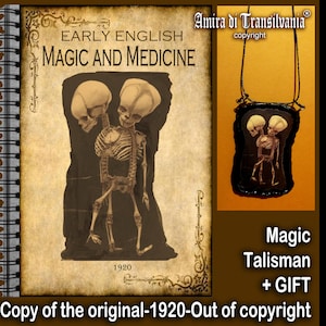 magic medicine, antique book witchcraft, folklore, popular medicine, antiquities, occultism esoteric, grimoire, magick