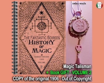 Antique Book History of Magic, Witchcraft Occult Occultism Magick, Rare Antiquarian Collectible Grimoire Forbidden Knowledge v2