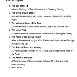 The Book of Werewolves, Magic Grimoire Transformation Wolf Magick Ritual, Limited Edition Forbidden Knowledge