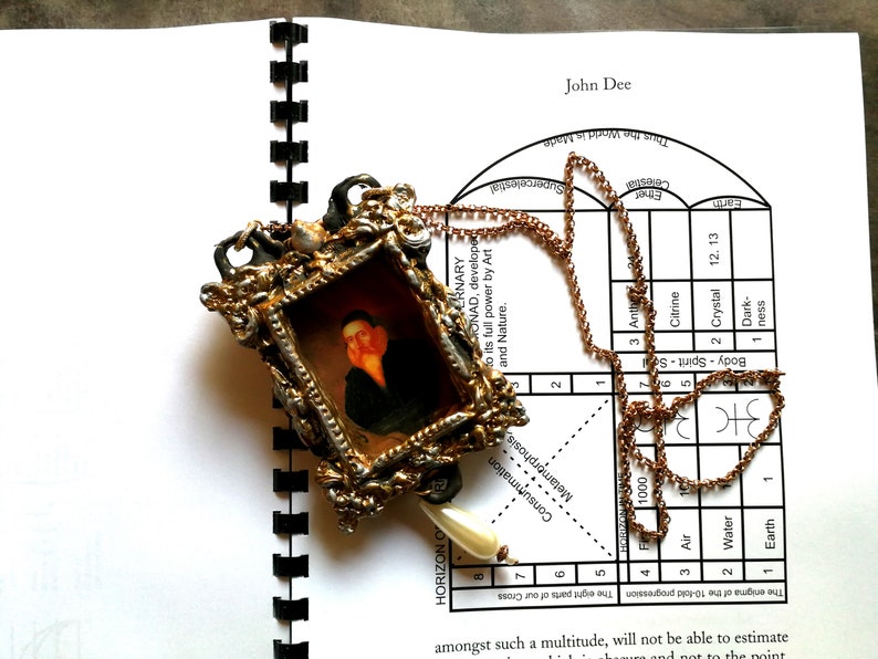 Magic Books, Witchcraft Antique Manuscript John Dee Occultist, Occult Ceremonial Black Magick Ritual Grimoire Monad Seal