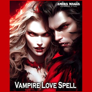 Vampire Love Spell Incantation, Become a Vampire Blood Sucking, Dark Academia Monster University, Red Magick Transformation