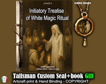 White Magic Book, Forbidden Knowledge Grimoire, Practical Manual Energy Sacred Ritual, Spirituality Meditation Guide