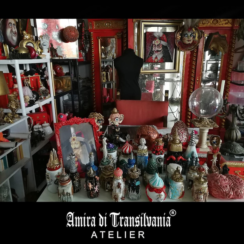 Kit de brujería Magic Box, altar pagano de madera para brujas, botiquín Wicca, muebles para ensamblar a medida imagen 12