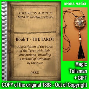 Antiek boek, tarotleesinstructie betekenis, cartomancy orakelboek kleine arcana, waarzeggerij methode paranormaal lezen