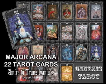 Classic Tarot Cards - Major Arcana Deck with Guidebook, Limited Edition Oracle Cards for Divination and Cartomancy