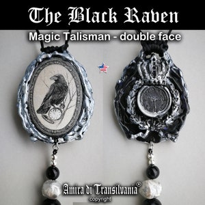 Black Raven, Germanic Folklore Witch Hunt, Antique Book Witchecraft Occult Grimoire, Secular Manuscript Magic Rituals
