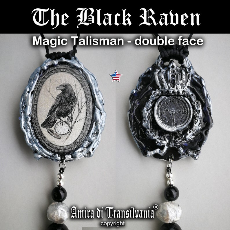Black Raven, Germanic Folklore Witch Hunt, Antique Book Witchecraft Occult Grimoire, Secular Manuscript Magic Rituals