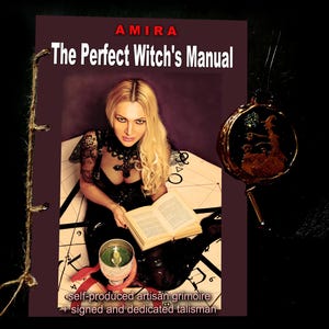 Forbidden Book, Grimoire Antique Occult Secrets, How to Become a Witch Course Magic, Witchcraft Lessons for Beginners