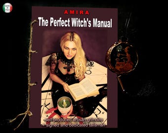 Forbidden Book, Grimoire Antique Occult Secrets, How to Become a Witch Course Magic, Witchcraft Lessons for Beginners