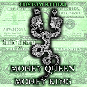 Demon King, Demon Queen Demoniac Pact for Money Dollars Spell Ritual, Magic Invocation Lucifer Mammon Pact with Devil