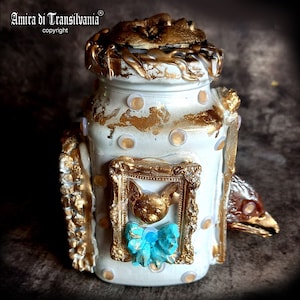 Eagle Claw Magic Potion, Apothecary Bottle Vintage Mason Jar Sun, Witchcraft Elixir of Life Forever, Eternal Youth Spell