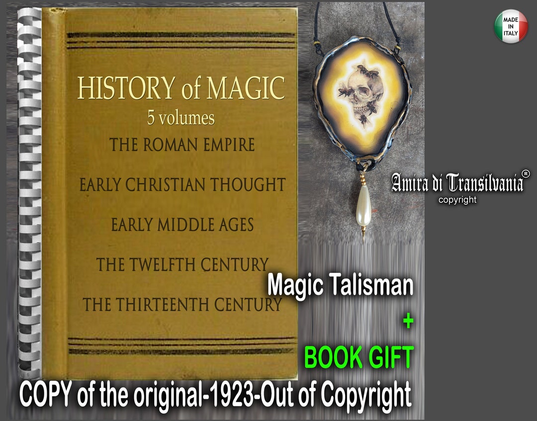 Antique Book History of Magic Esoteric Witchcraft Witch Grimoire ...