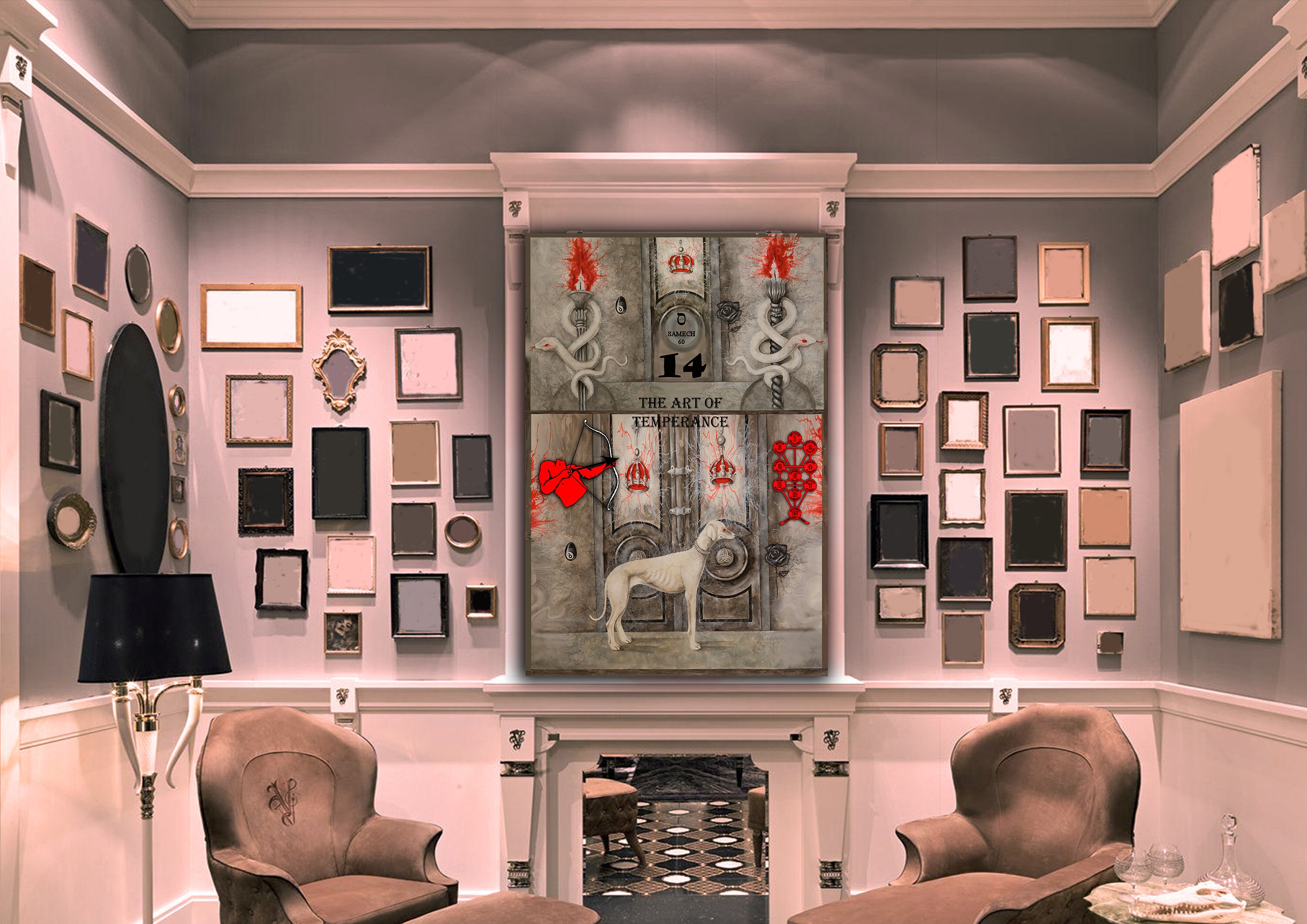 Print Tarot Cards Print on Demand Tarot Card Temperance Etsy