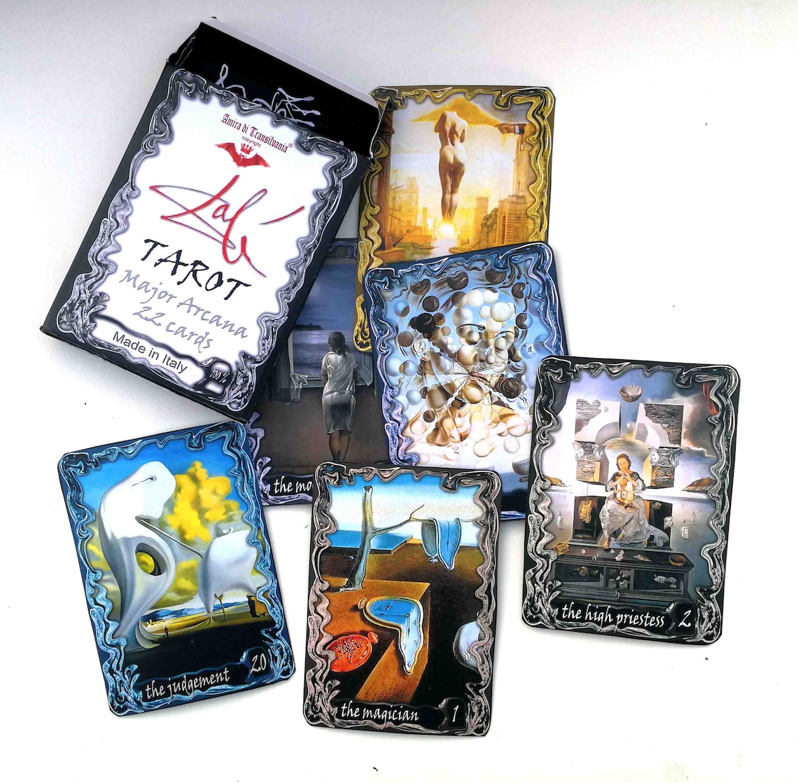 Salvador dali art tarot cards deck rare major minor arcana Etsy