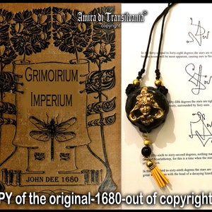 John Dee, Enochian Magic Occult Book, Enochian Symbol Esoteric Grimoire, Black Magic Witchcraft, Secret Societies Sigil