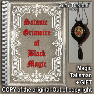 Satanic Grimoire, Black Magic Luciferian Book Esoteric Satanism, Satanist Lucifer Satan Pentagram, Occult Magick Ritual