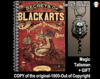 Antique Book, Occultism Black Magic, Esoteric Manuscript Witchcraft Demonology, Magick, Secret Societies Sorceries Art