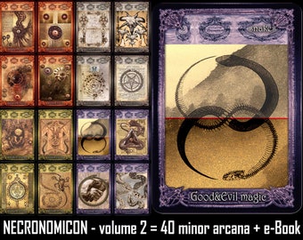 Tarot del Necronomicón, La Llamada de Cthulhu, Edición Limitada HP Lovercraft Adivinación, Magia Oculta, Guerra del Ejército de las Tinieblas