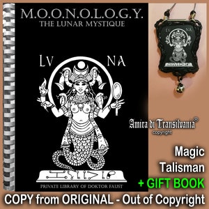 Libro de Astrología, Moonología, Grimorio Oculto, Luna, Lunar, Magia Celestial, Planetaria, Sistema Solar, Planeta, Conocimiento Prohibido