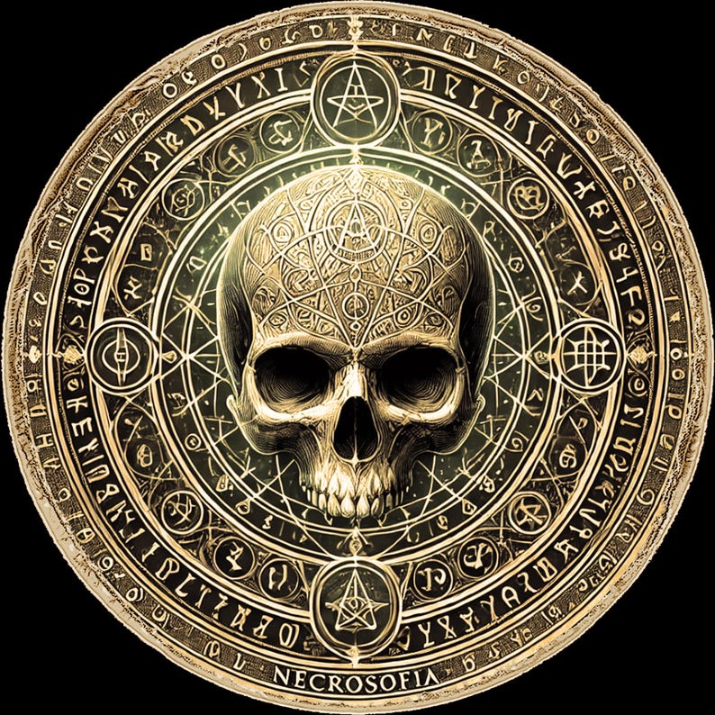 Magic Grimoire Book Esoteric Order, Occultism Secret Societies Occult Antique Forbidden Knowledge, Author Signed