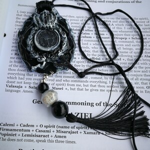 Black Raven, Germanic Folklore Witch Hunt, Antique Book Witchecraft Occult Grimoire, Secular Manuscript Magic Rituals
