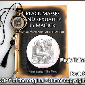 Antique Book Occult Esoteric Occultism Ceremonial Magick, Antique Grimoire Secret Societies Black Masses Ritual Practice