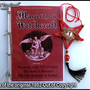 antique book, occult magic, esoteric, occultism, witchcraft, grimoire, masonry, satanic, lucifer, secret societies, v1