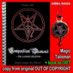 Antique Book Esoteric Satanism Occultism, True Satanic Manual Satanist, Lucifer Satan Occult Devil, Black Magic Ritual