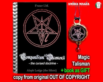 Antique Book, Satanic Esotericism Satanism & Occultism, True Satanist Manual, Lucifer Satan Occult Dark Magic Ritual
