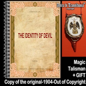 Satanic Book, Luciferian Book, Esoteric Satanism, Satanist, Lucifer, Satan, Jinns, Occultism, Magick, Devil Grimoire