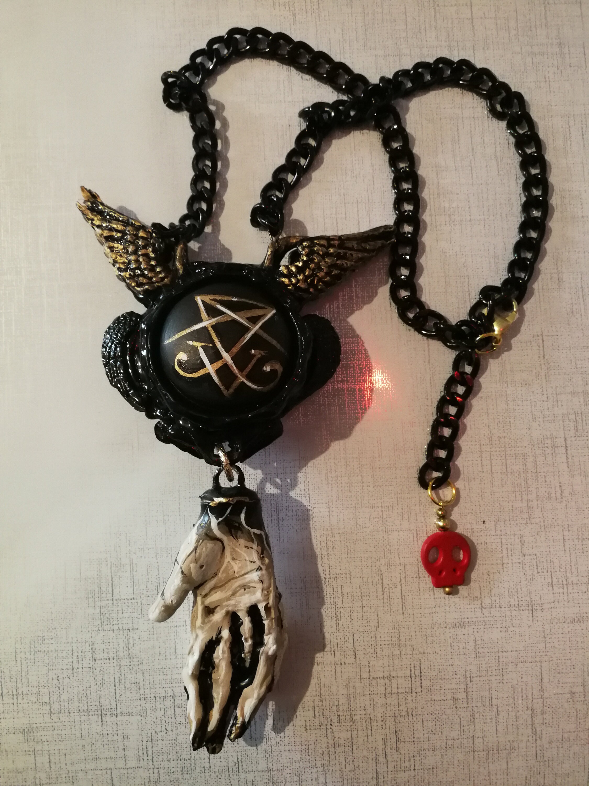 Black Angel, Satanic Talisman Satan Symbol, Demon Devil