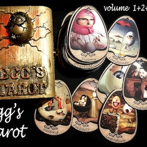 Eier Tarot, Göttliches Ei, Tarotkarten Deck, Major Minor Arcana, Limited Edition, Wahrsagen, Orakelkarten, Frohe Ostern