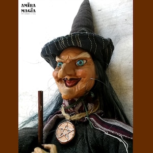 Witch Doll, Old Witch, Antique Doll, Salem Witchcraft, Macabre, Babayaga, Witchcraft, Salem Massachusetts, Catrina