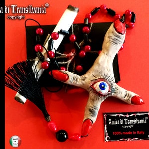 Satanic Necklace, Upside Down Cross, Antichrist Inverted Cross, Satanic Talisman,Occult Symbols, 666 Lucifer Satan 666