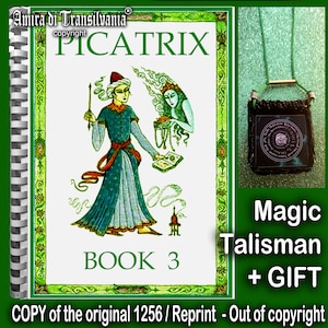 Forbidden book, Picatrix, talisman book, astrology, magician, occult, witchcraft, grimoire, magick, manuscript, v3