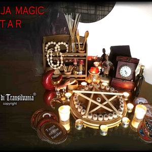 Magie Box, Hexen Start Set, Hexenaltar, Wicca Hexen Ritual, Apothekerschrank, Kommode