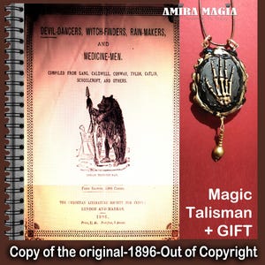 Antique Book Occultism Occult Old Medicine, Shaman Magic Shamanism Forbidden Knowledge Witchcraft Devil Hidden Truths
