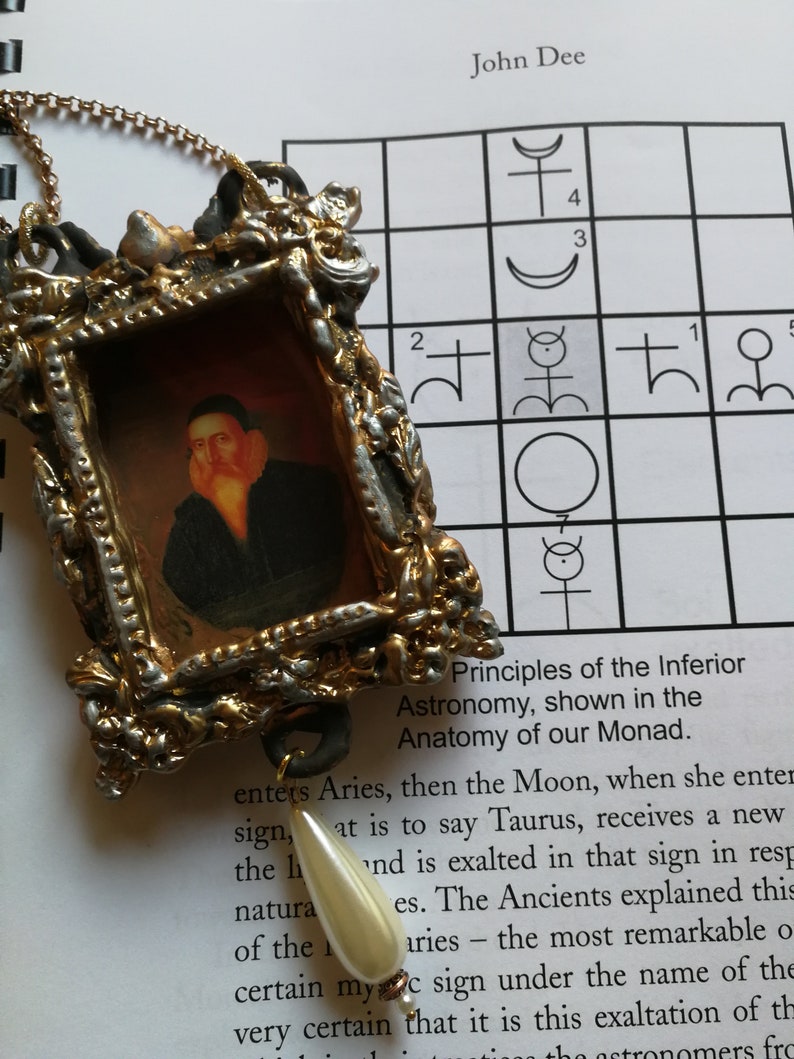 Magic Books, Witchcraft Antique Manuscript John Dee Occultist, Occult Ceremonial Black Magick Ritual Grimoire Monad Seal