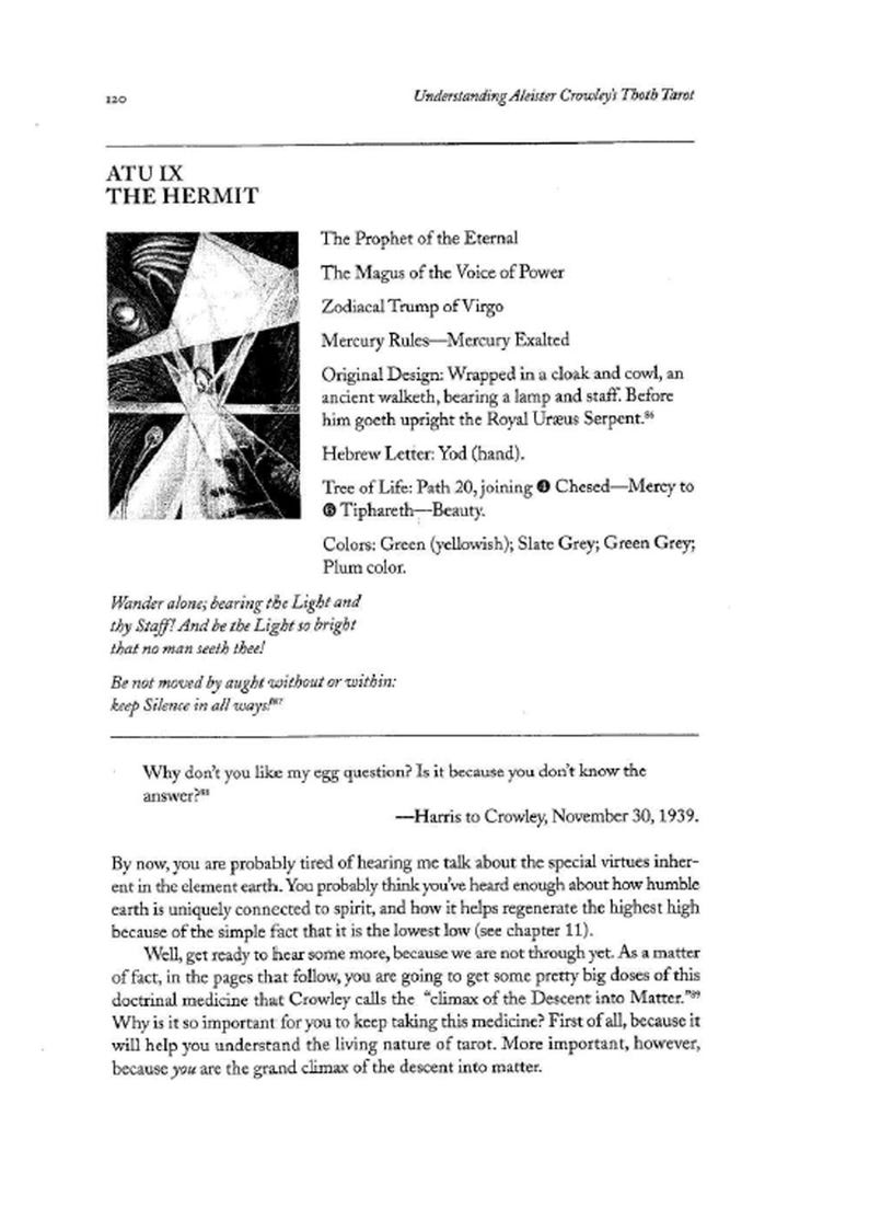 Antique Book Ancien Forbidden Knowledge, The Book of Thoth Aleister Crowley Tarot, Secret Societies Occultism Esoteric 2