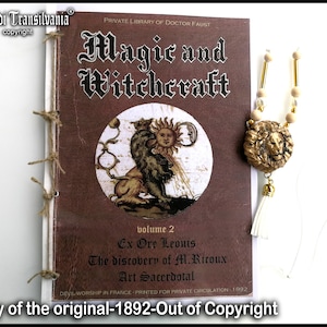 Antique Book, Occult Magic Esoteric Occultism, Witchcraft Grimoire Magick Ritual, Secret Societies Forbidden Knowledge