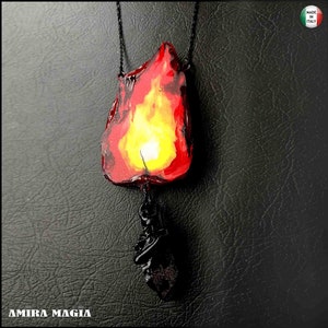 The Alchemist Fire Witchcraft Alchemy Symbol, Esoteric Knowledge Amulet Sign, Hermetic Philosophy Pendant Four Element 4