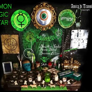 Magic Box Witchcraft Kit, Witch Pagan Altar, Magick Wicca Pagan Apothecary Cabinet, Ritual Furniture Custom Order Wooden