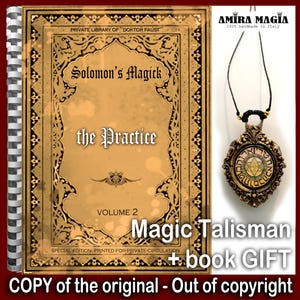 Antique Book Occult Magic Esoteric Occultism Kabbalistic Grimoire, Kabbalah Solomon Magick Lesser Key Rituals Practice